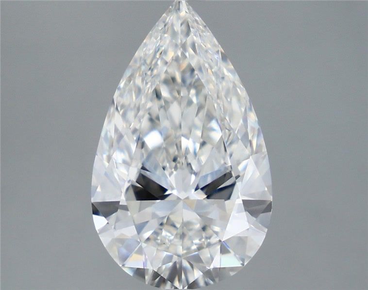 3.58 Carat Pear Shaped, Excellent Cut, E Color, VVS2 Clarity, IGI Certified Lab Grown Diamond