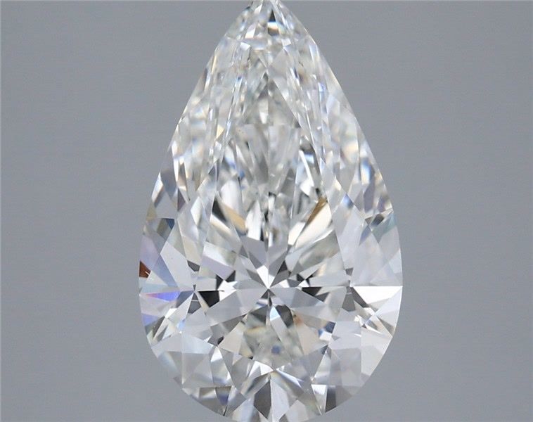 3.53 Carat Pear Shaped, Ideal Cut, E Color, VS1 Clarity, IGI Certified Lab Grown Diamond