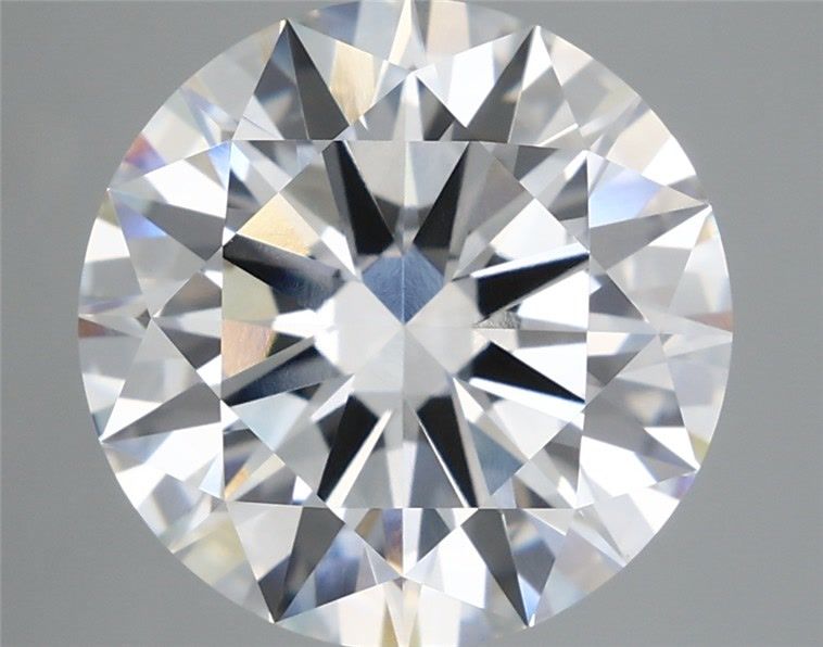 6.10 Carat Round Shaped, Ideal Cut, E Color, VVS2 Clarity, IGI Certified Lab Grown Diamond