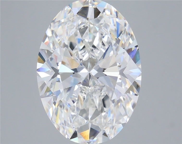 6.54 Carat Oval Shaped, Ideal Cut, E Color, VS1 Clarity, IGI Certified Lab Grown Diamond