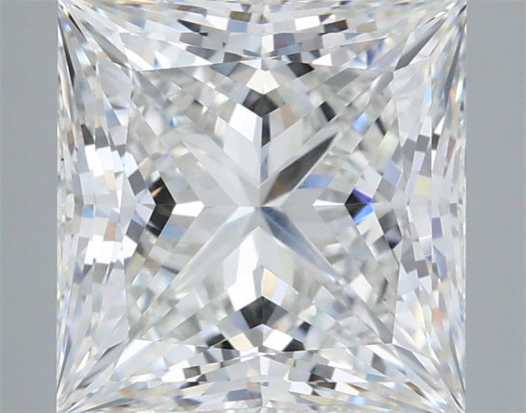 4.09 Carat Princess Shaped, Ideal Cut, E Color, VS1 Clarity, IGI Certified Lab Grown Diamond