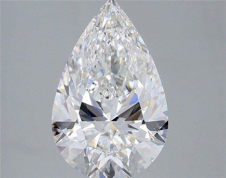 3.49 Carat Pear Shaped, Excellent Cut, E Color, VVS2 Clarity, IGI Certified Lab Grown Diamond