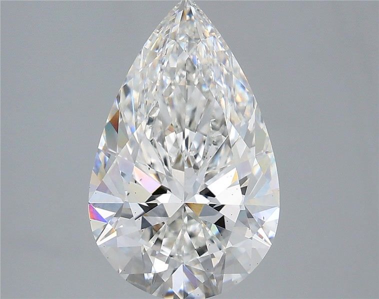 3.58 Carat Pear Shaped, Ideal Cut, E Color, VS2 Clarity, IGI Certified Lab Grown Diamond