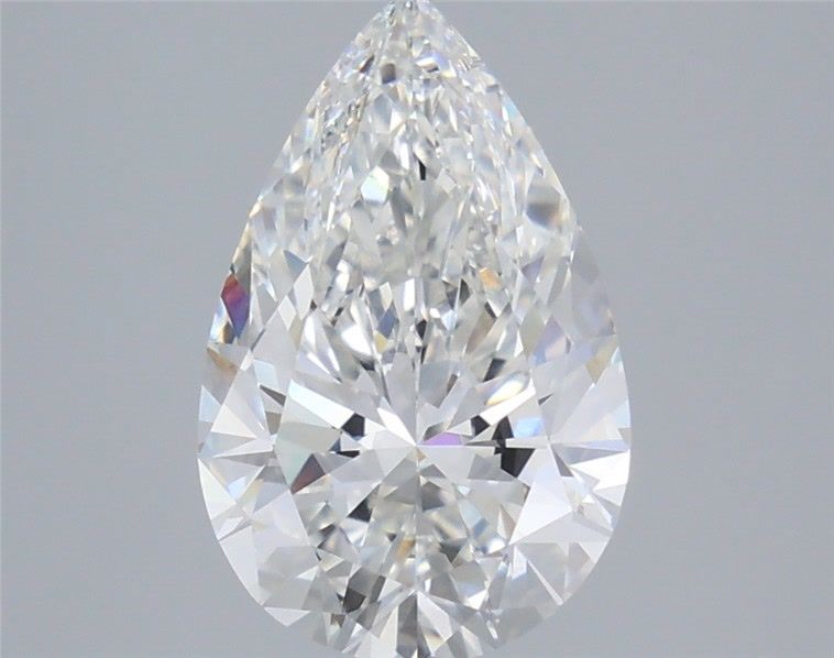 3.09 Carat Pear Shaped, Ideal Cut, F Color, VVS2 Clarity, IGI Certified Lab Grown Diamond