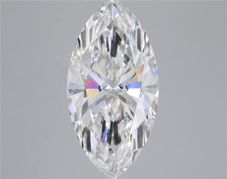 5.07 Carat Marquise Shaped, Ideal Cut, F Color, VVS2 Clarity, IGI Certified Lab Grown Diamond
