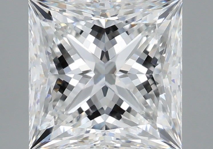 3.05 Carat Princess Shaped, Ideal Cut, E Color, VVS2 Clarity, IGI Certified Lab Grown Diamond