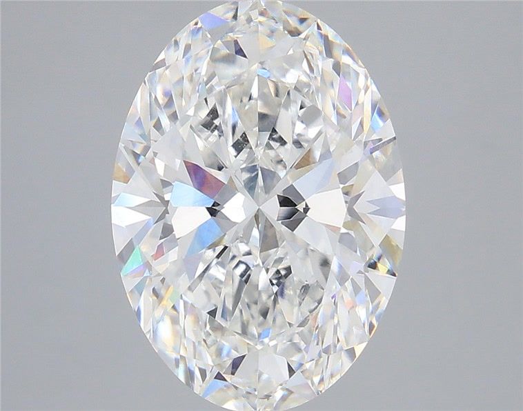 5.58 Carat Oval Shaped, Ideal Cut, F Color, VVS2 Clarity, IGI Certified Lab Grown Diamond