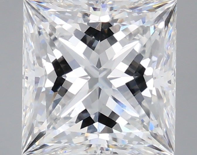2.79 Carat Princess Shaped, Ideal Cut, E Color, VVS2 Clarity, IGI Certified Lab Grown Diamond