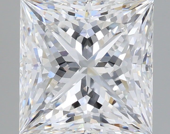 3.58 Carat Princess Shaped, Ideal Cut, F Color, VVS2 Clarity, IGI Certified Lab Grown Diamond