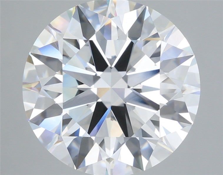 5.59 Carat Round Shaped, Ideal Cut, E Color, VVS2 Clarity, IGI Certified Lab Grown Diamond