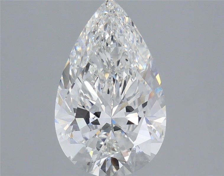 3.59 Carat Pear Shaped, Ideal Cut, F Color, VVS2 Clarity, IGI Certified Lab Grown Diamond
