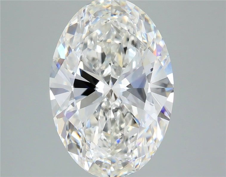 5.47 Carat Oval Shaped, Ideal Cut, F Color, VVS2 Clarity, IGI Certified Lab Grown Diamond