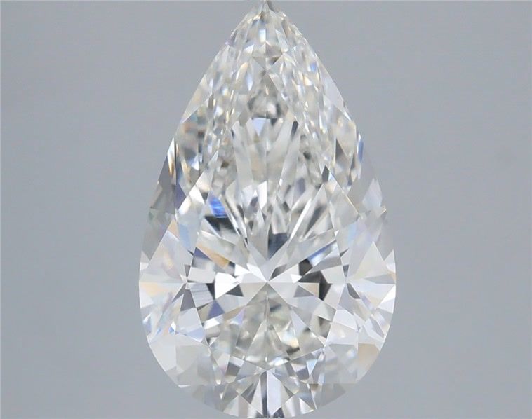3.58 Carat Pear Shaped, Ideal Cut, F Color, VVS2 Clarity, IGI Certified Lab Grown Diamond
