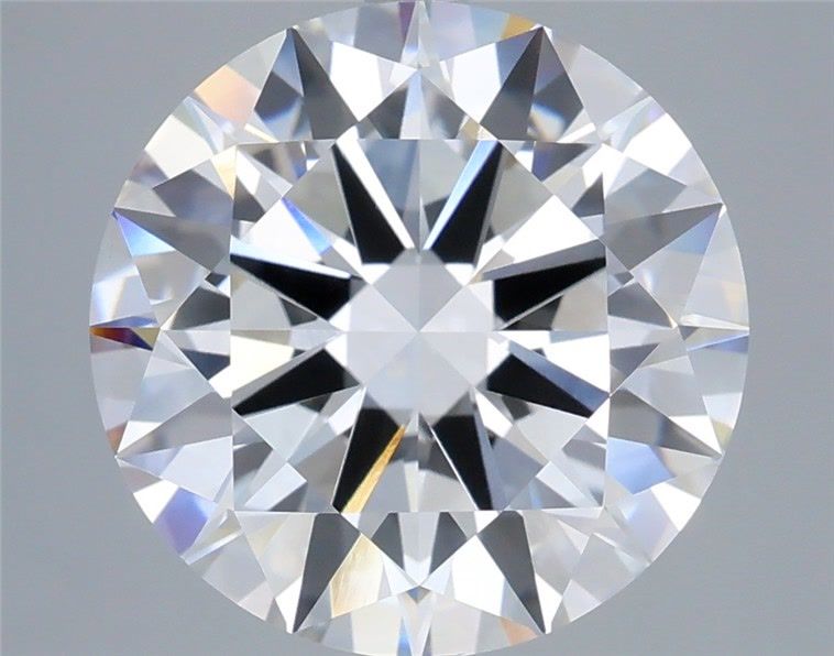 5.58 Carat Round Shaped, Excellent Cut, F Color, VVS2 Clarity, IGI Certified Lab Grown Diamond