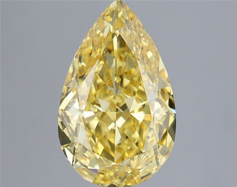 2.58 Carat Pear Shaped, Ideal Cut, VS1 Clarity, IGI Certified Lab Grown Diamond