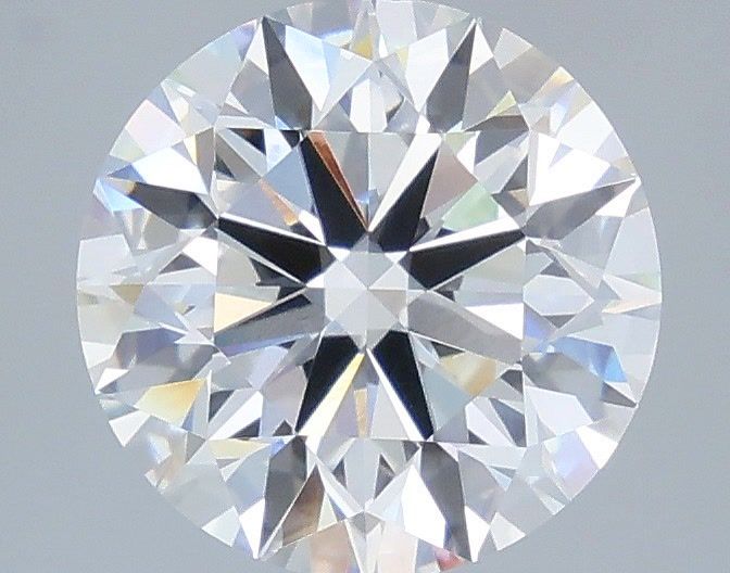 3.38 Carat Round Shaped, Excellent Cut, F Color, VVS2 Clarity, IGI Certified Lab Grown Diamond