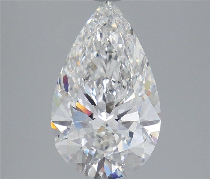 3.58 Carat Pear Shaped, Ideal Cut, F Color, VVS2 Clarity, IGI Certified Lab Grown Diamond