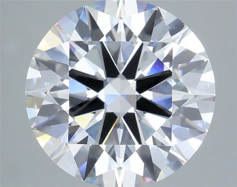 5.56 Carat Round Shaped, Ideal Cut, E Color, VVS2 Clarity, IGI Certified Lab Grown Diamond
