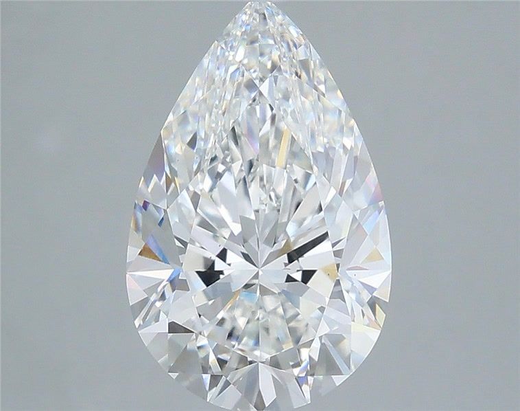 3.34 Carat Pear Shaped, Excellent Cut, E Color, VS1 Clarity, IGI Certified Lab Grown Diamond