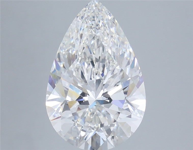 3.57 Carat Pear Shaped, Ideal Cut, E Color, VS1 Clarity, IGI Certified Lab Grown Diamond