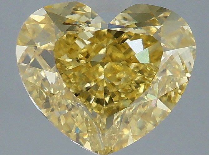 2.54 Carat Heart Shaped, Ideal Cut, VS1 Clarity, IGI Certified Lab Grown Diamond