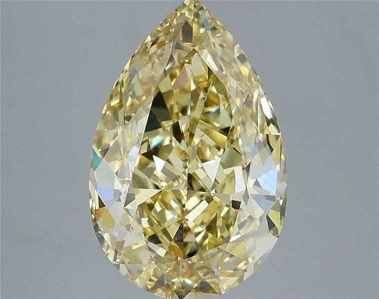 4.59 Carat Pear Shaped, Ideal Cut, VVS2 Clarity, IGI Certified Lab Grown Diamond