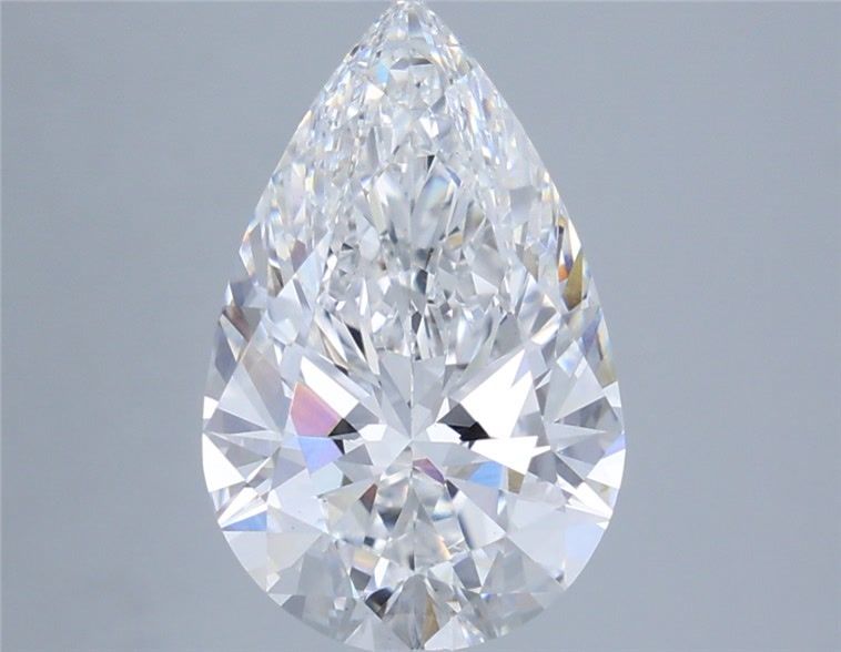 3.56 Carat Pear Shaped, Ideal Cut, E Color, VS1 Clarity, IGI Certified Lab Grown Diamond