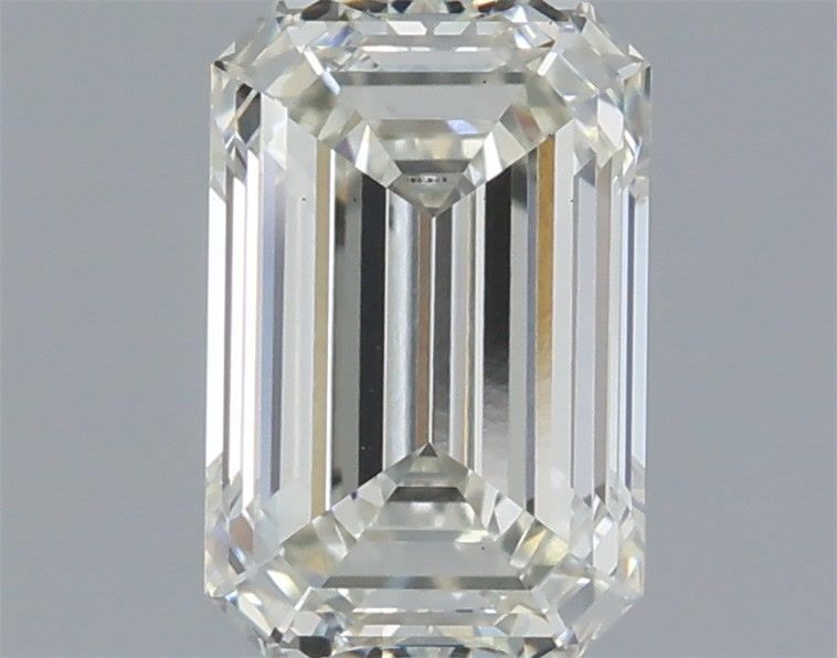 1.36 Carat Emerald Shaped, Ideal Cut, H Color, VS1 Clarity, IGI Certified Lab Grown Diamond