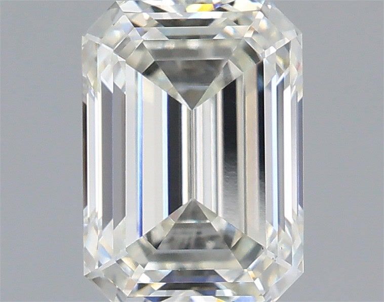 1.52 Carat Emerald Shaped, Ideal Cut, H Color, VS1 Clarity, IGI Certified Lab Grown Diamond