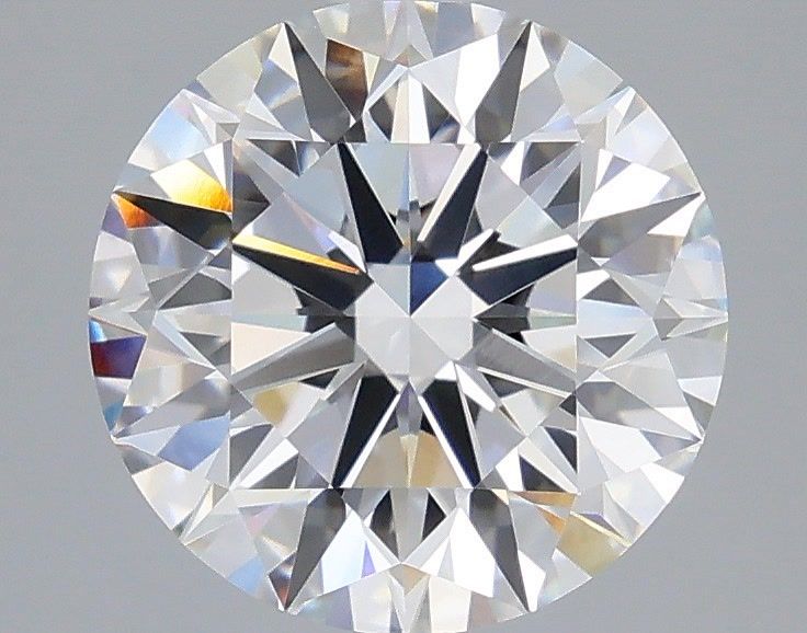 2.95 Carat Round Shaped, Ideal Cut, E Color, VVS2 Clarity, IGI Certified Lab Grown Diamond