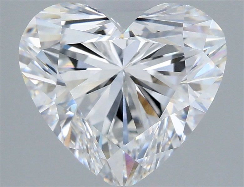 3.39 Carat Heart Shaped, Excellent Cut, D Color, VVS2 Clarity, IGI Certified Lab Grown Diamond