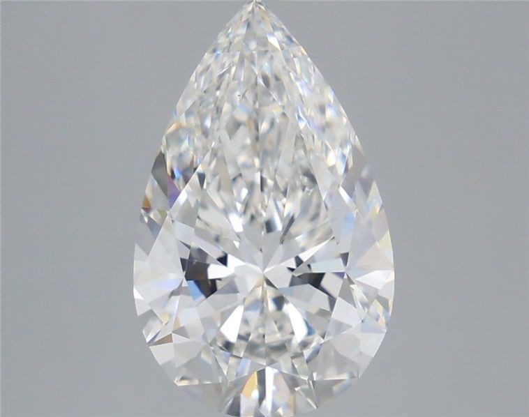 3.56 Carat Pear Shaped, Ideal Cut, E Color, VS1 Clarity, IGI Certified Lab Grown Diamond