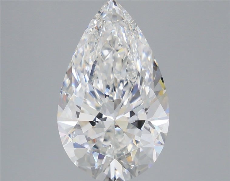 3.56 Carat Pear Shaped, Ideal Cut, E Color, VVS2 Clarity, IGI Certified Lab Grown Diamond