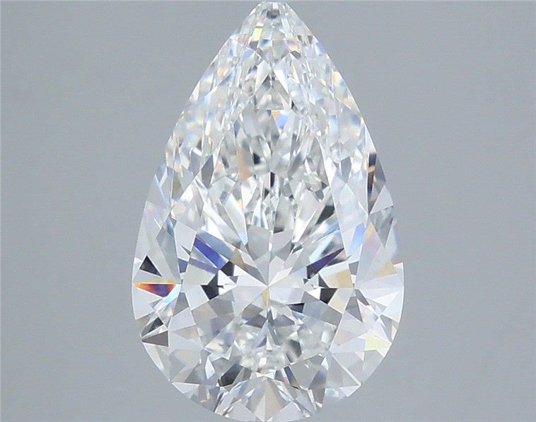 3.57 Carat Pear Shaped, Ideal Cut, E Color, VS1 Clarity, IGI Certified Lab Grown Diamond