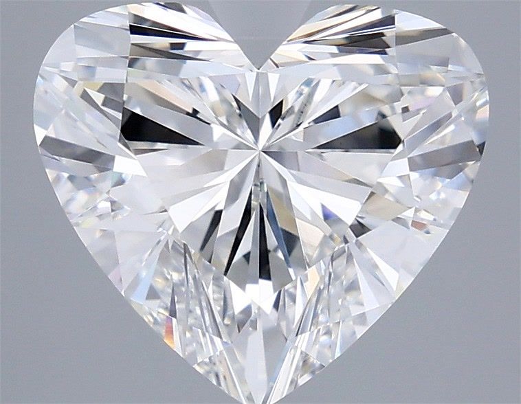 3.57 Carat Heart Shaped, Ideal Cut, E Color, VVS2 Clarity, IGI Certified Lab Grown Diamond