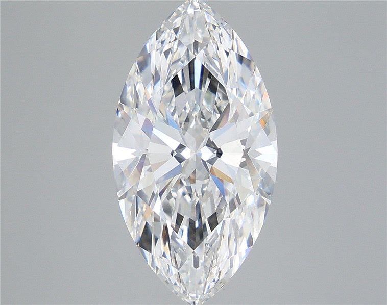 5.51 Carat Marquise Shaped, Ideal Cut, E Color, VVS2 Clarity, IGI Certified Lab Grown Diamond