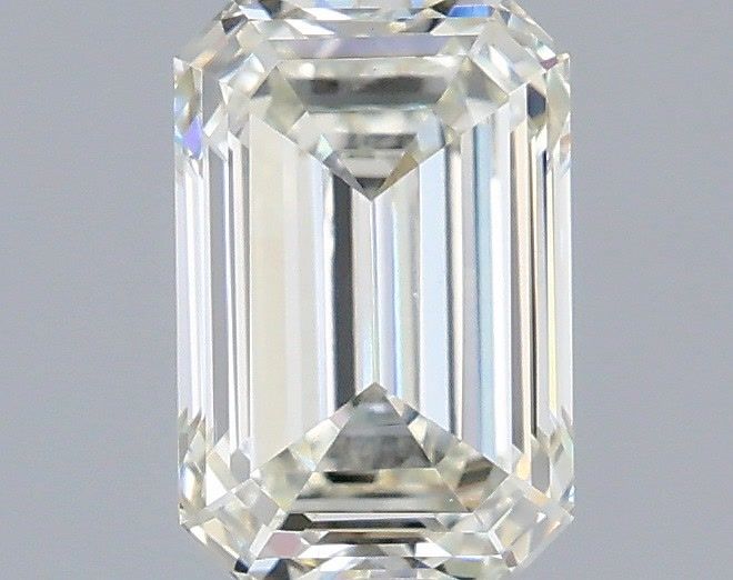 1.10 Carat Emerald Shaped, Ideal Cut, H Color, VS1 Clarity, IGI Certified Lab Grown Diamond