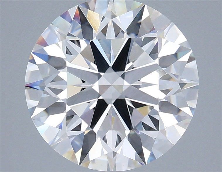 3.57 Carat Round Shaped, Ideal Cut, E Color, VVS2 Clarity, IGI Certified Lab Grown Diamond