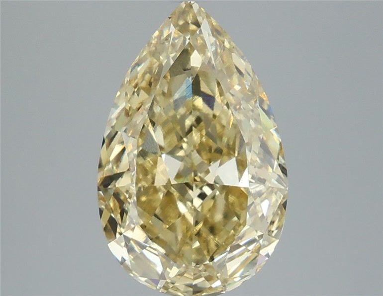 4.51 Carat Pear Shaped, Ideal Cut, VVS2 Clarity, IGI Certified Lab Grown Diamond