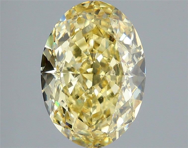 3.62 Carat Oval Shaped, Excellent Cut, VVS2 Clarity, IGI Certified Lab Grown Diamond