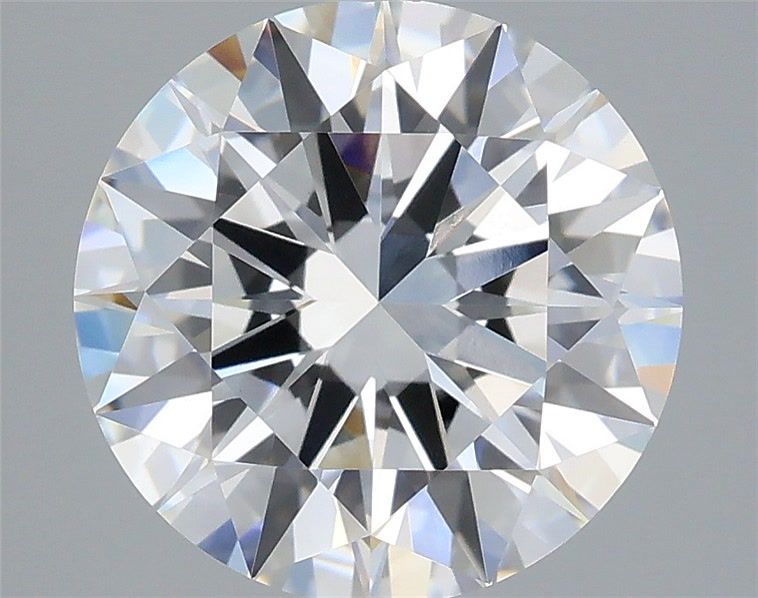 3.85 Carat Round Shaped, Excellent Cut, F Color, VS1 Clarity, IGI Certified Lab Grown Diamond