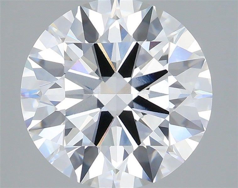 4.08 Carat Round Shaped, Ideal Cut, G Color, VVS2 Clarity, IGI Certified Lab Grown Diamond