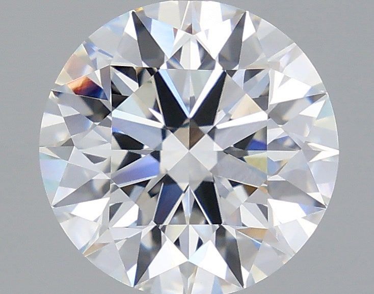 3.06 Carat Round Shaped, Ideal Cut, E Color, VVS2 Clarity, IGI Certified Lab Grown Diamond