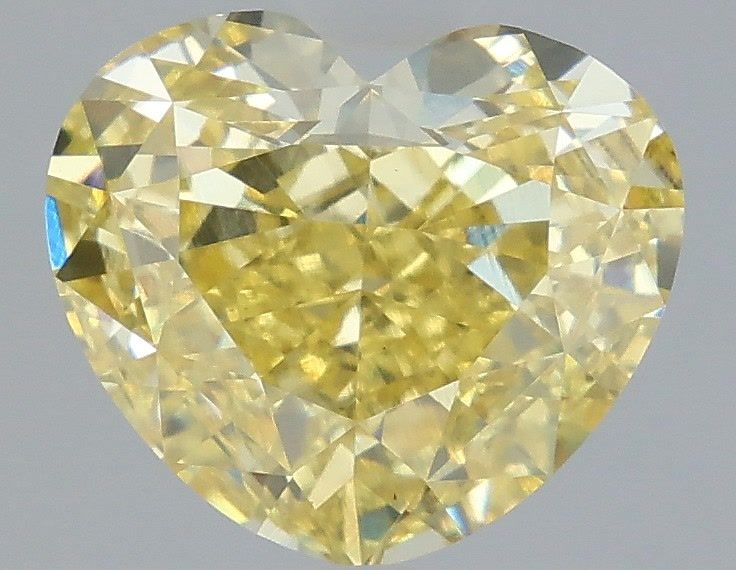 2.56 Carat Heart Shaped, Ideal Cut, VS1 Clarity, IGI Certified Lab Grown Diamond