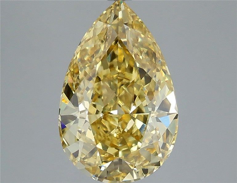 5.10 Carat Pear Shaped, Very Good Cut, VVS2 Clarity, IGI Certified Lab Grown Diamond