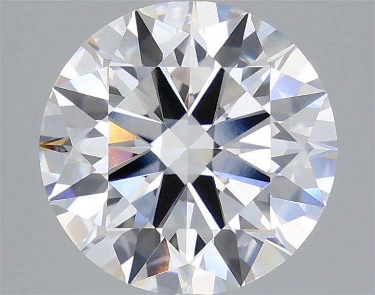 4.04 Carat Round Shaped, Ideal Cut, G Color, VVS2 Clarity, IGI Certified Lab Grown Diamond