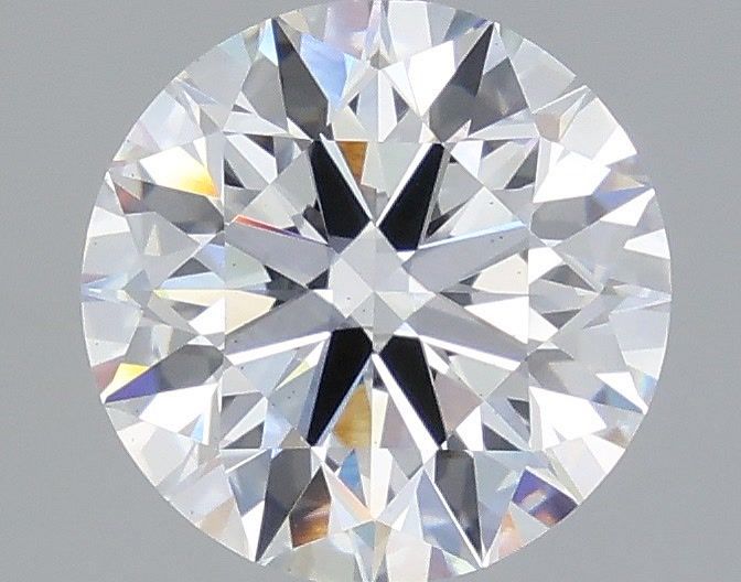 3.04 Carat Round Shaped, Excellent Cut, F Color, VS2 Clarity, IGI Certified Lab Grown Diamond