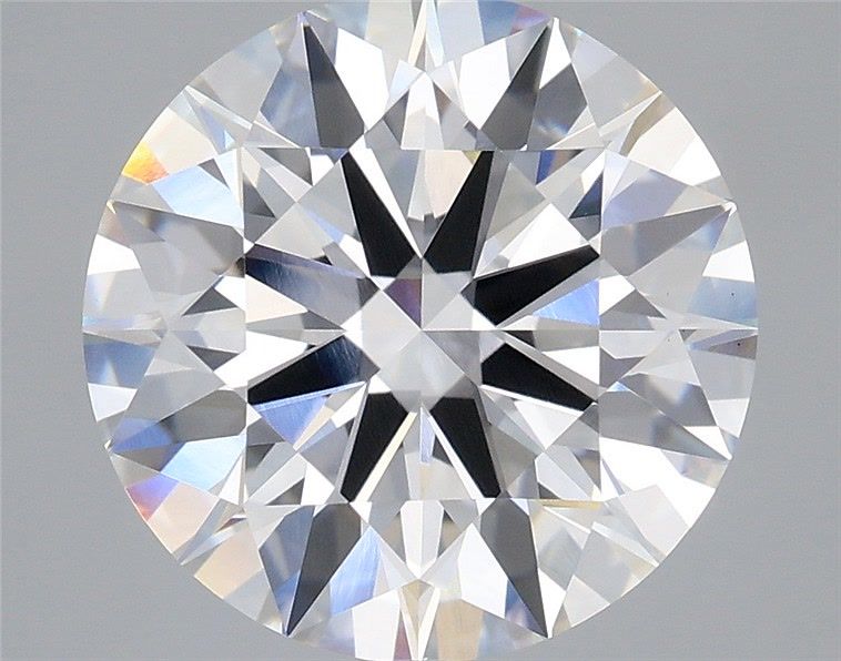 5.34 Carat Round Shaped, Ideal Cut, E Color, VS1 Clarity, IGI Certified Lab Grown Diamond