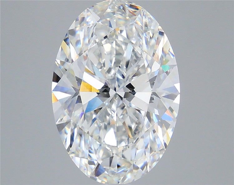 5.53 Carat Oval Shaped, Ideal Cut, E Color, VS1 Clarity, IGI Certified Lab Grown Diamond