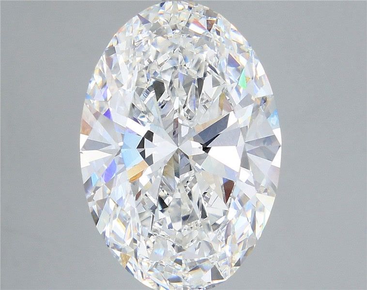 9.55 Carat Oval Shaped, Ideal Cut, F Color, VVS2 Clarity, IGI Certified Lab Grown Diamond